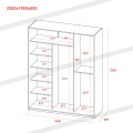 Шафа купе D-CL3Z-180-30