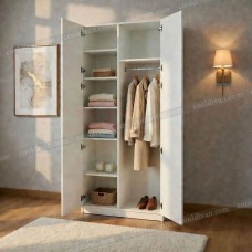 Шафа для одягу, полиці та штанга, FL-85.1