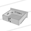 Тумба комод на колёсах А-36