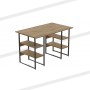 Стол лофт с полками VOK-D00003