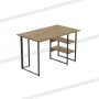 Комп'ютерний стіл лофт з полицями VOK-D00002