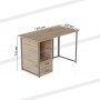 Компьютерный стол лофт с ящиками VOK-D00042