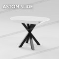 Раскладной овальный стол на кухню ASTON slide
