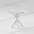 Раскладной овальный стол на кухню ASTON slide