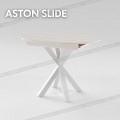 Раскладной овальный стол на кухню ASTON slide